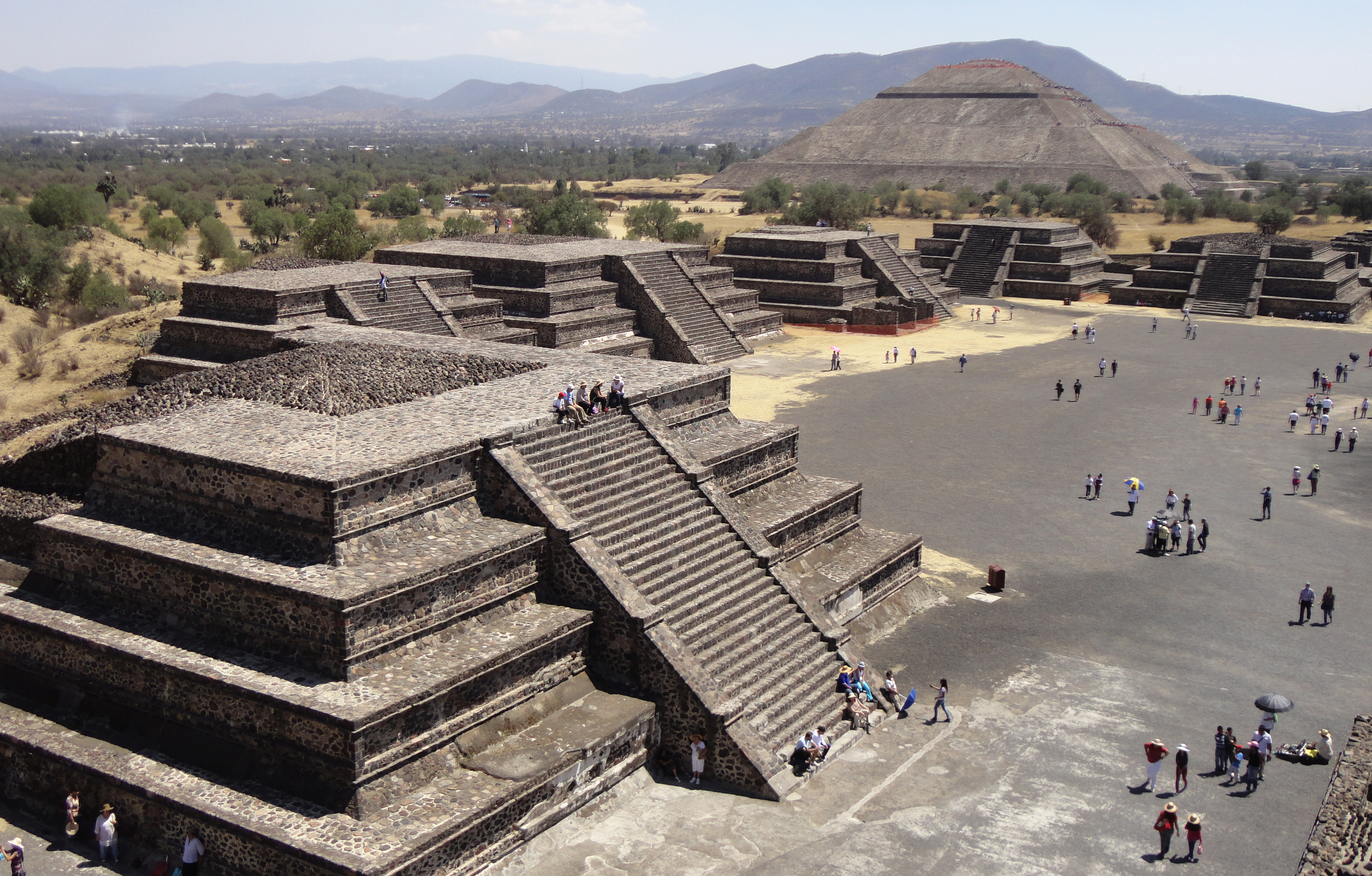 View from Pyramid of the Moon, Teotihuacan